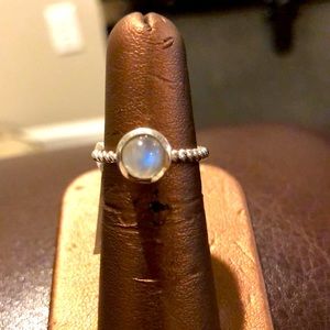 NWT 14 🎉host pick 🎉🎈white gold royal moonstone ring